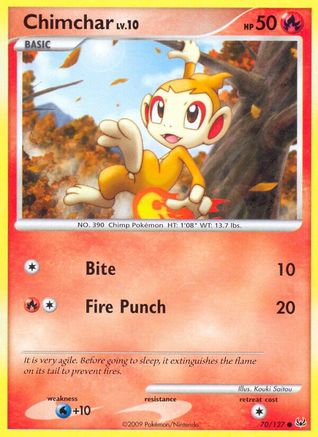 Chimchar (70) [Platinum] Reverse Holofoil