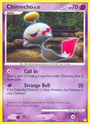 Chimecho (22) [Mysterious Treasures] Reverse Holofoil