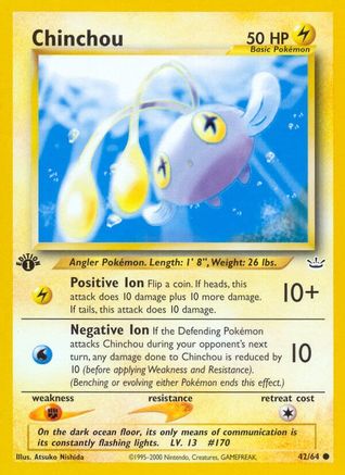 Chinchou (42) [Neo Revelation] 1st Edition