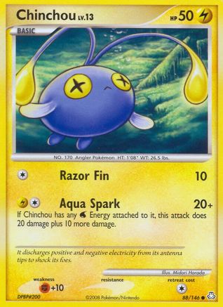 Chinchou (88) (88) [Legends Awakened] Reverse Holofoil