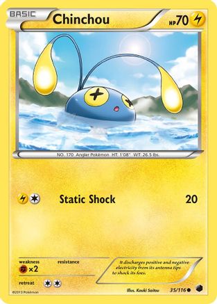 Chinchou (35) [Plasma Freeze]