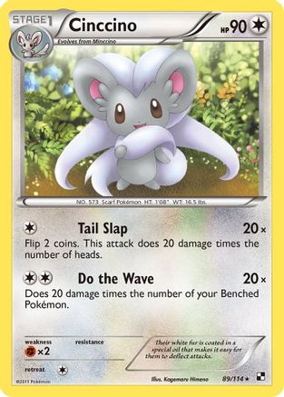 Cinccino (89) [Black and White]