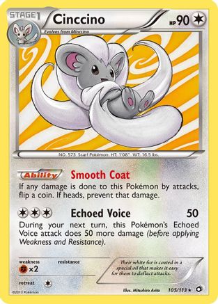 Cinccino (105) [Legendary Treasures] Holofoil