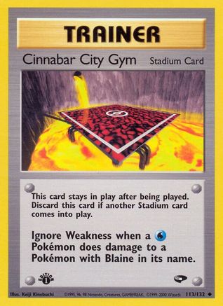 Cinnabar City Gym (113) [Gym Challenge] Unlimited