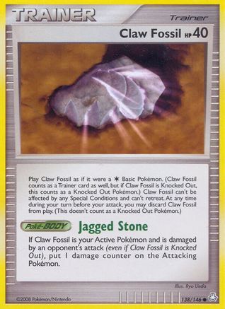 Claw Fossil (138) [Legends Awakened]