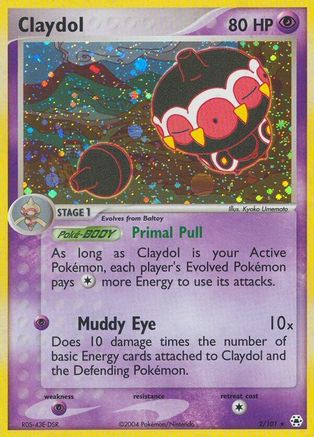 Claydol - 2/101 (2) [Hidden Legends] Reverse Holofoil