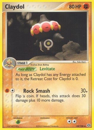 Claydol (24) [Emerald] Reverse Holofoil