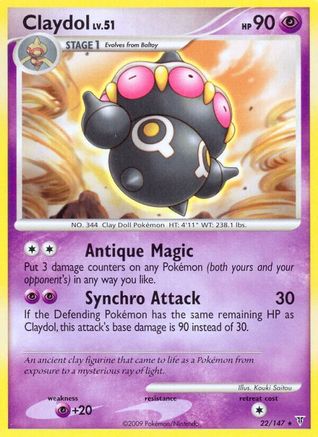 Claydol (22) [Supreme Victors] Reverse Holofoil