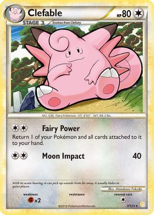 Clefable (3) [HeartGold SoulSilver] Holofoil
