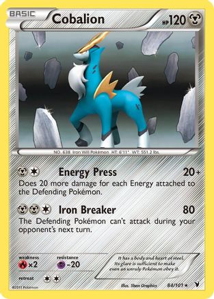 Cobalion (84) [Noble Victories] Holofoil