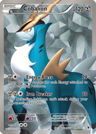 Cobalion (100 Full Art) (100) [Noble Victories] Holofoil