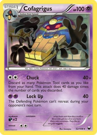 Cofagrigus (52) [Dark Explorers] Reverse Holofoil