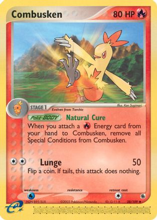 Combusken - 28/109 (28) [Ruby and Sapphire] Reverse Holofoil