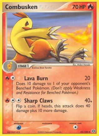 Combusken (25) [Emerald] Reverse Holofoil