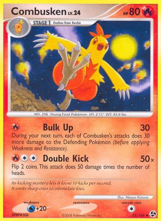 Combusken (35) [Great Encounters] Reverse Holofoil