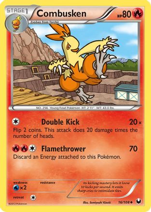 Combusken (16) [Dark Explorers] Reverse Holofoil