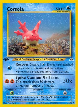 Corsola (37) [Neo Discovery] 1st Edition