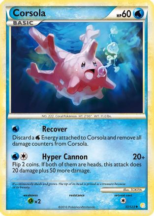 Corsola (37) [HeartGold SoulSilver]
