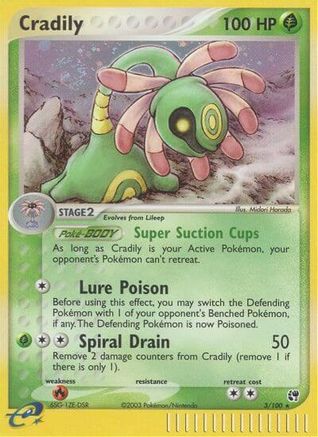 Cradily (3) [Sandstorm] Holofoil
