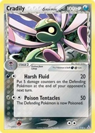 Cradily (Delta Species) (2) [Holon Phantoms] Holofoil