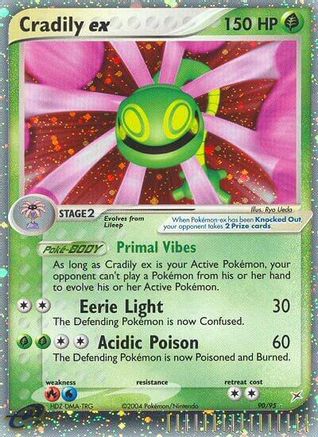 Cradily ex (90) [Team Magma vs Team Aqua] Holofoil
