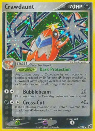 Crawdaunt (6) [Deoxys] Holofoil