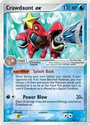 Crawdaunt ex (99) [Holon Phantoms] Holofoil