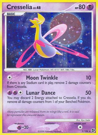 Cresselia (2) [Great Encounters] Reverse Holofoil