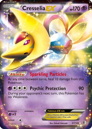 Cresselia EX (67) [Boundaries Crossed] Holofoil