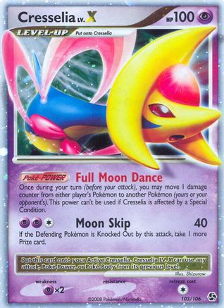 Cresselia LV.X (103) [Great Encounters] Holofoil
