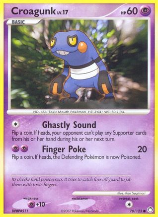 Croagunk (78) [Mysterious Treasures] Reverse Holofoil