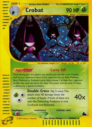 Crobat (H5) (H5) [Skyridge] Holofoil