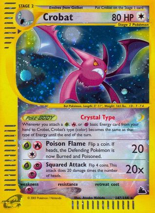 Crobat (147) (147) [Skyridge] Reverse Holofoil