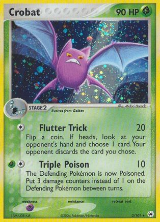 Crobat (3) [Hidden Legends] Reverse Holofoil