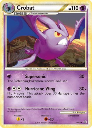 Crobat (14) [Unleashed] Reverse Holofoil