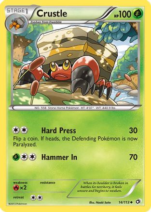 Crustle (14) [Legendary Treasures] Reverse Holofoil