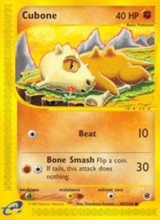 Cubone (103) [Expedition] Reverse Holofoil