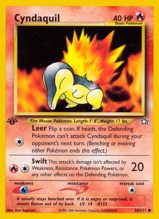 Cyndaquil (56) (56) [Neo Genesis] 1st Edition