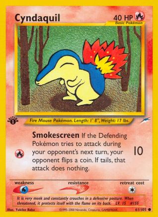 Cyndaquil (61) [Neo Destiny] 1st Edition