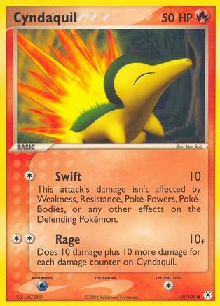 Cyndaquil (59) [Hidden Legends] Reverse Holofoil