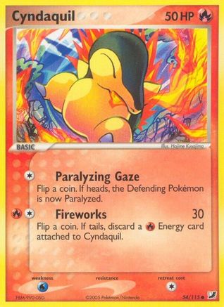 Cyndaquil (54) [Unseen Forces] Reverse Holofoil