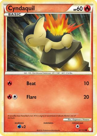 Cyndaquil (61) [HeartGold SoulSilver] Reverse Holofoil