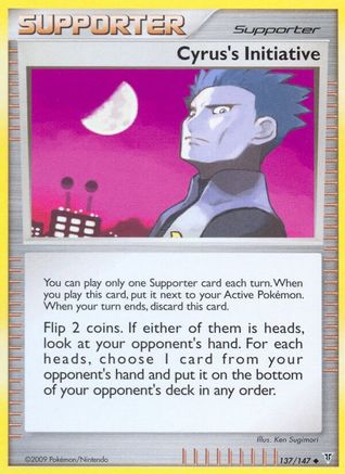 Cyrus's Initiative (137) [Supreme Victors] Reverse Holofoil