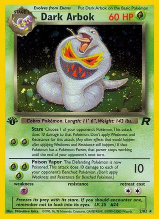 Dark Arbok (2) (2) [Team Rocket] Unlimited Holofoil