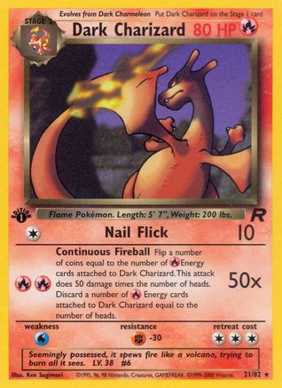 Dark Charizard (21) (21) [Team Rocket] 1st Edition
