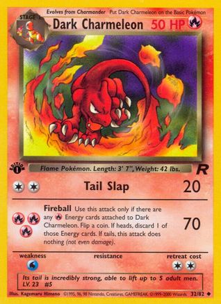 Dark Charmeleon (32) [Team Rocket] 1st Edition