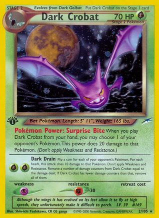 Dark Crobat (2) [Neo Destiny] Unlimited Holofoil