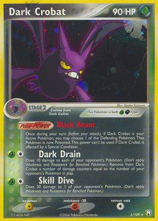 Dark Crobat (3) [Team Rocket Returns] Reverse Holofoil