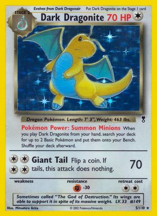 Dark Dragonite (5) [Legendary Collection] Holofoil