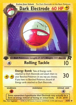 Dark Electrode (34) [Team Rocket] Unlimited